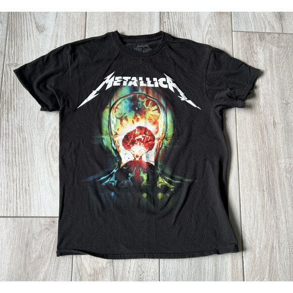 Metallica Hardwired To Self-Destruct Graphic T-Shirt Size M Black Cotton - Picture 1 of 5